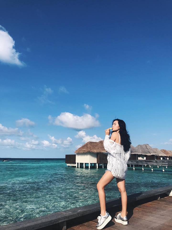 Tưởng đến Maldives nghỉ dưỡng, nào ngờ Châu Bùi được làm gương mặt thương hiệu cho Reebok - Ảnh 9. Tưởng đến Maldives nghỉ dưỡng, nào ngờ Châu Bùi được làm gương mặt thương hiệu cho Reebok - Ảnh 9.