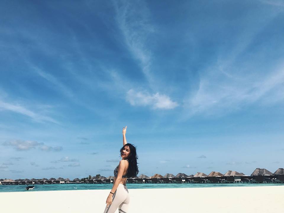 Tưởng đến Maldives nghỉ dưỡng, nào ngờ Châu Bùi được làm gương mặt thương hiệu cho Reebok - Ảnh 10. Tưởng đến Maldives nghỉ dưỡng, nào ngờ Châu Bùi được làm gương mặt thương hiệu cho Reebok - Ảnh 10.